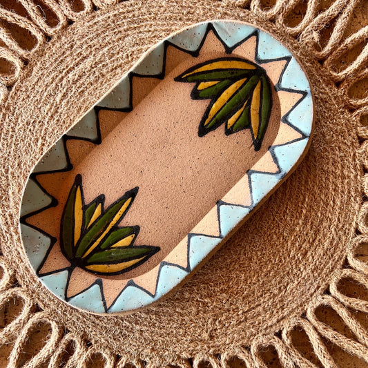 Ceramic Agave Trinket Dish - vibeboxshop
