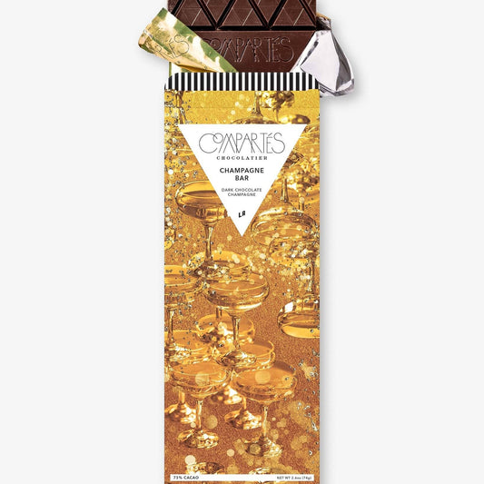 Champagne Dark Chocolate Bar - vibeboxshop