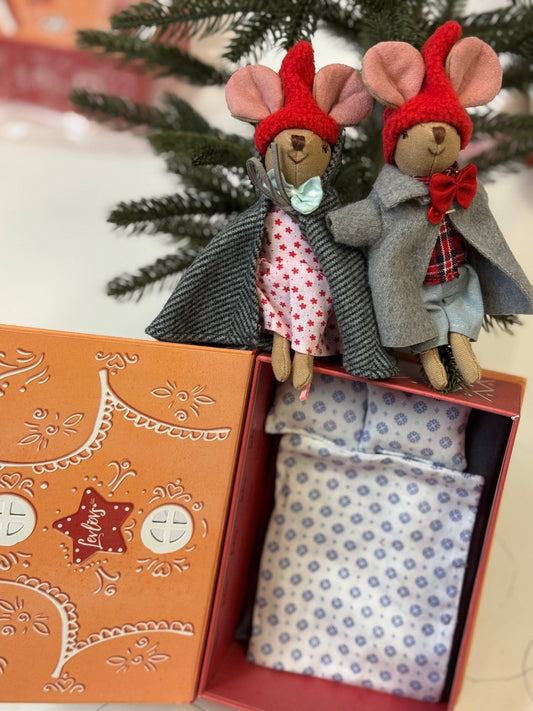 Christmas Mice in a Box - vibeboxshop