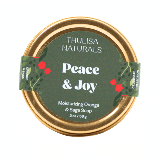 Christmas Moisturizing Shea Butter Gift Soap | Orange+ Sage - vibeboxshop