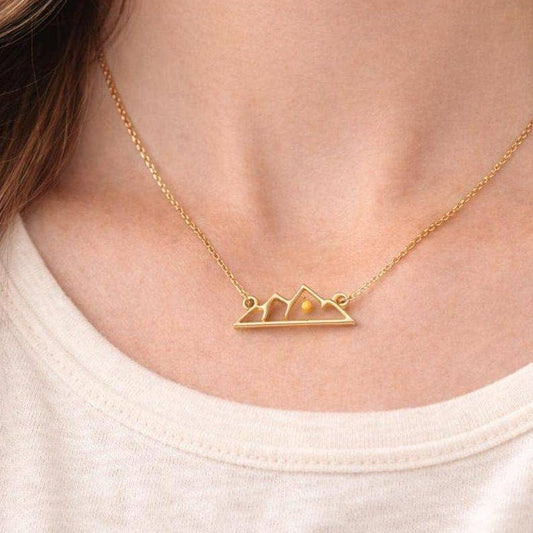 Class of 2026 Mountain Mustard Seed Necklace - vibeboxshop
