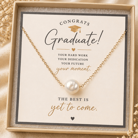 Class of 2026 Pearl Necklace - vibeboxshop