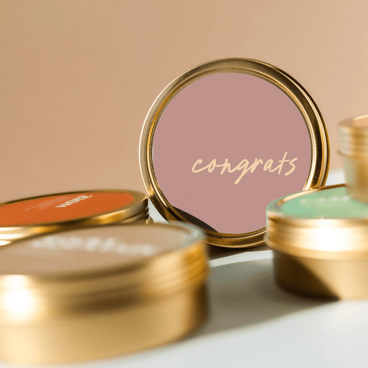Congrats Tin Candle - vibeboxshop