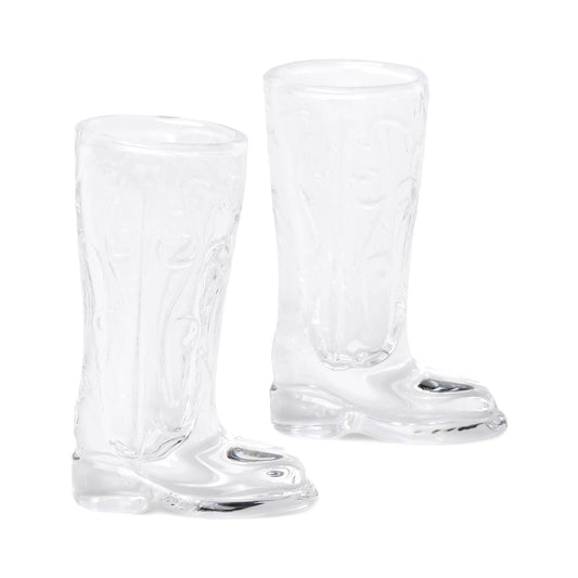 Cowboy Boot Shot Glasses, Set Of 2 - vibeboxshop