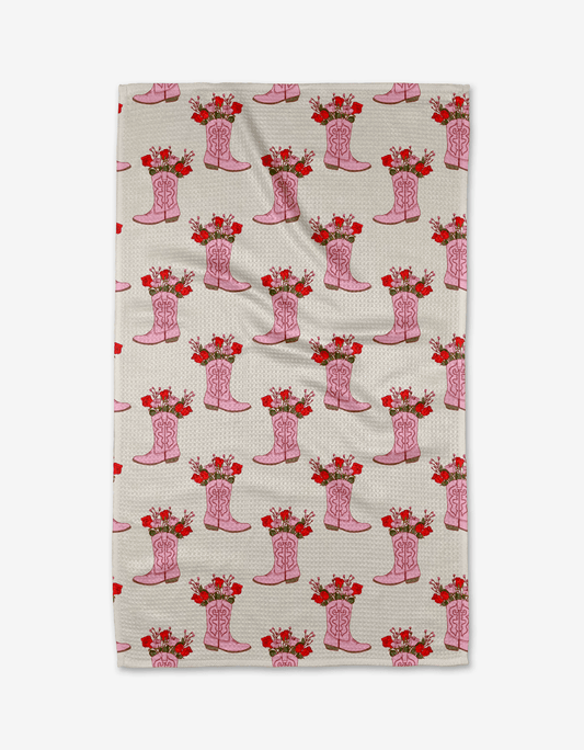 Cowgirl Boots Tea Towel - vibeboxshop
