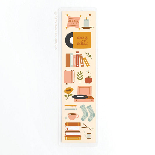 Cozy Vibes Laminated Bookmark - vibeboxshop