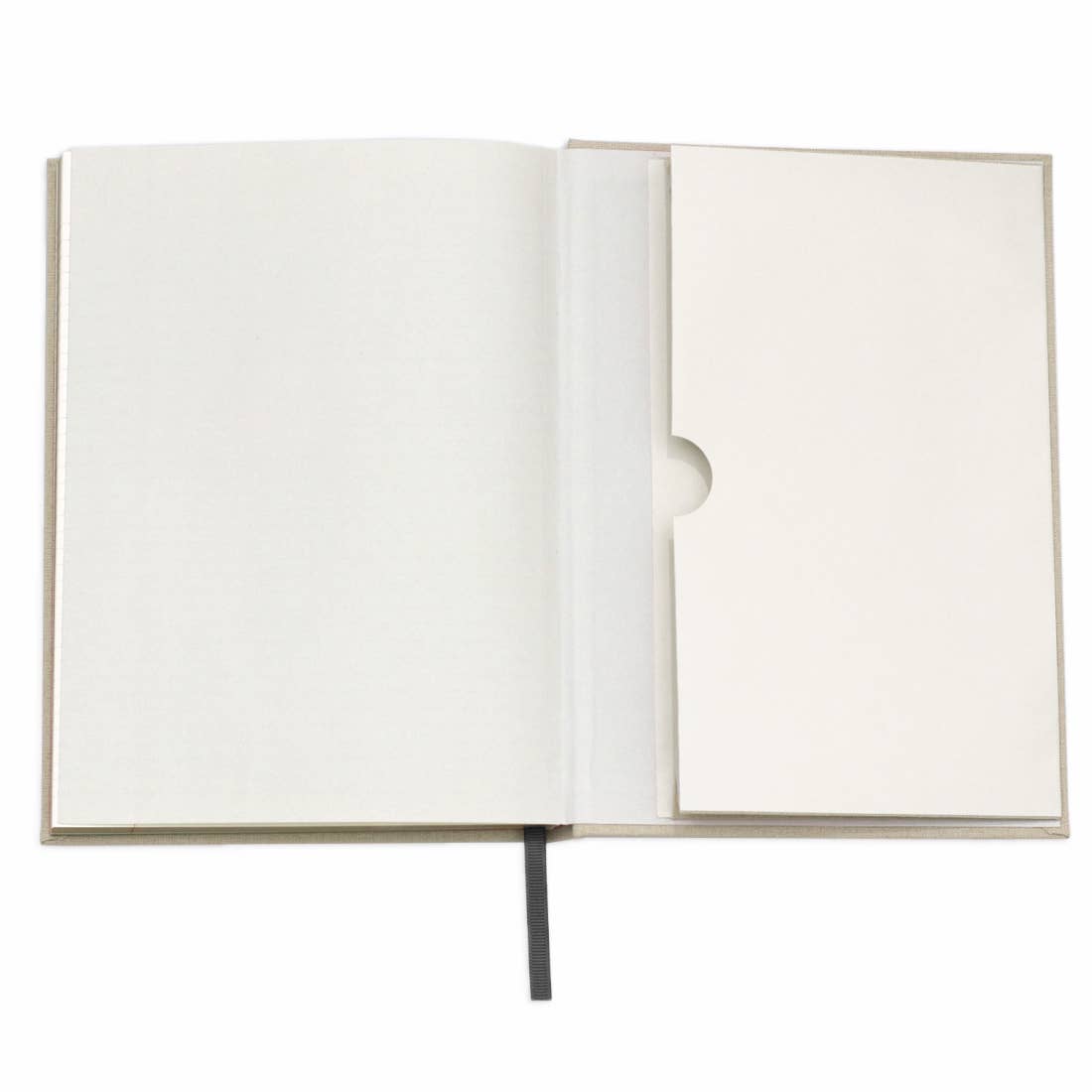 Cream Linen Note To Self Journal - vibeboxshop