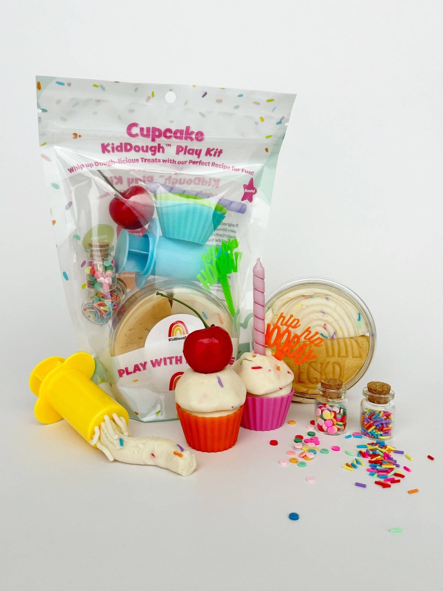 Cupcake (Cupcake) Sensory KidDough Play Kit - vibeboxshop