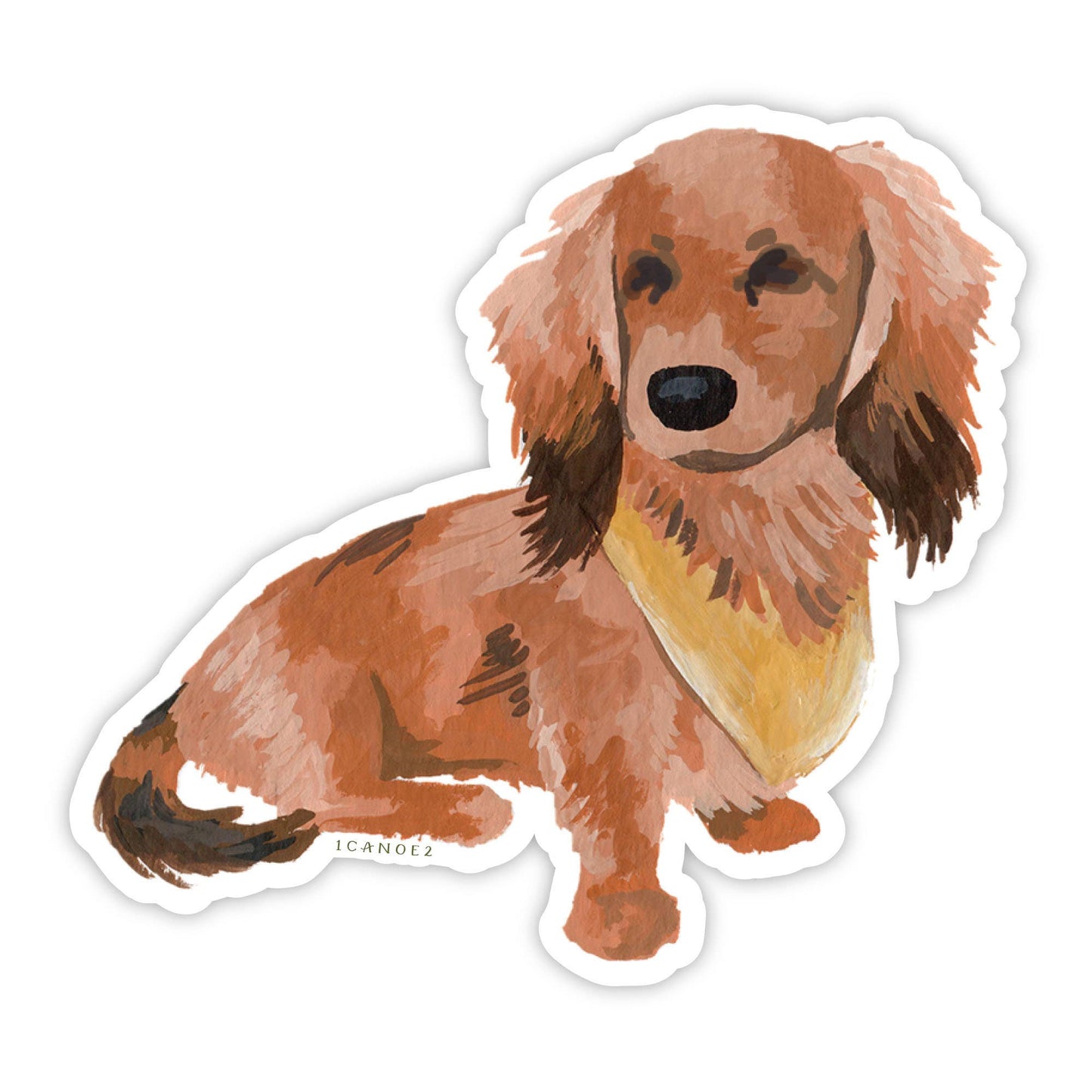 Dachshund Decal Sticker - vibeboxshop