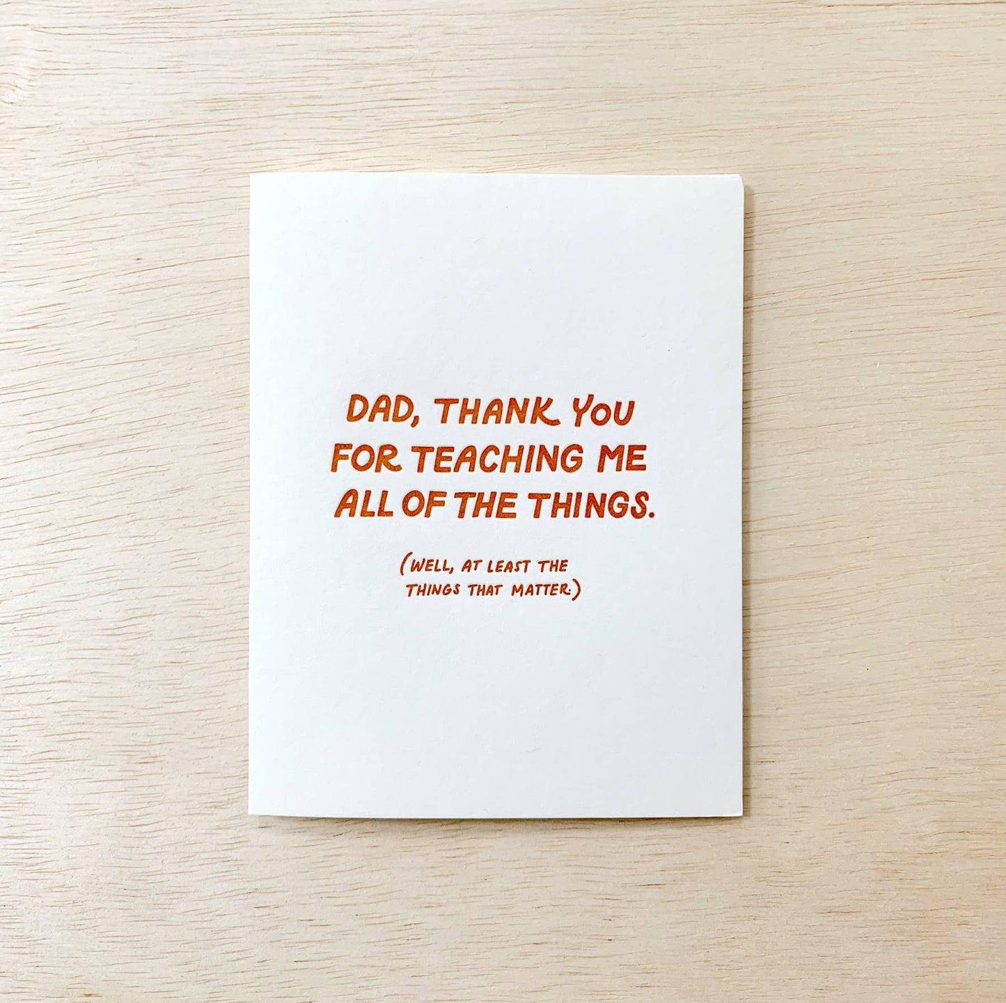 Dad Teaching - Father's Day Card - vibeboxshop