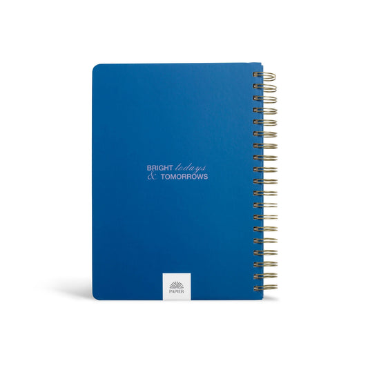 Daily Planner - Bold Blue - Undated - vibeboxshop