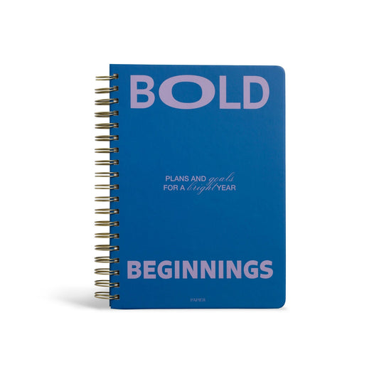 Daily Planner - Bold Blue - Undated - vibeboxshop