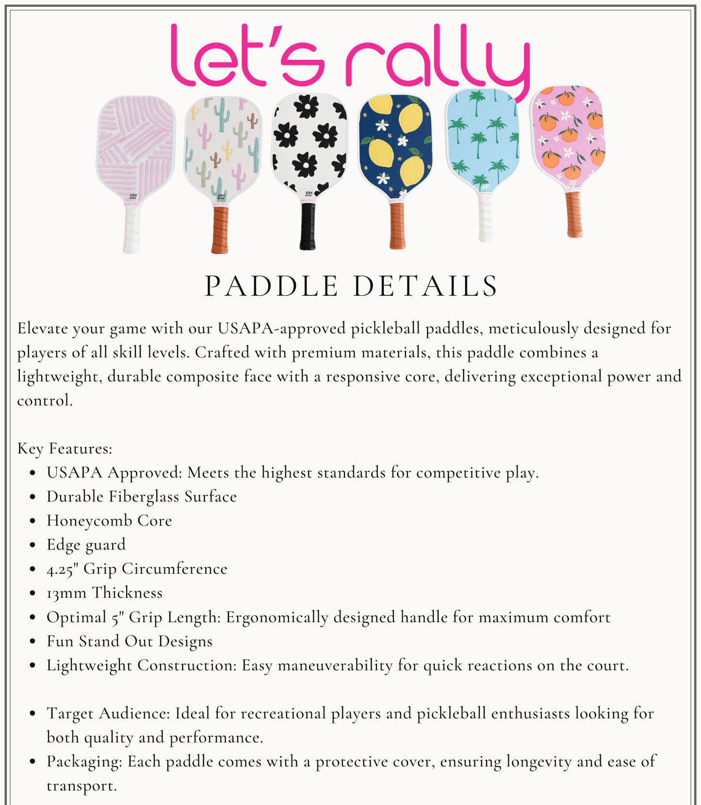 Desert Oasis Pickleball Paddle - vibeboxshop