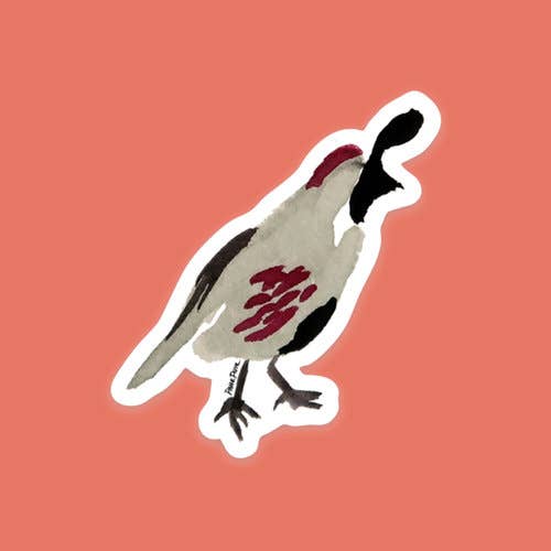 "Desert Quail" Sticker - vibeboxshop