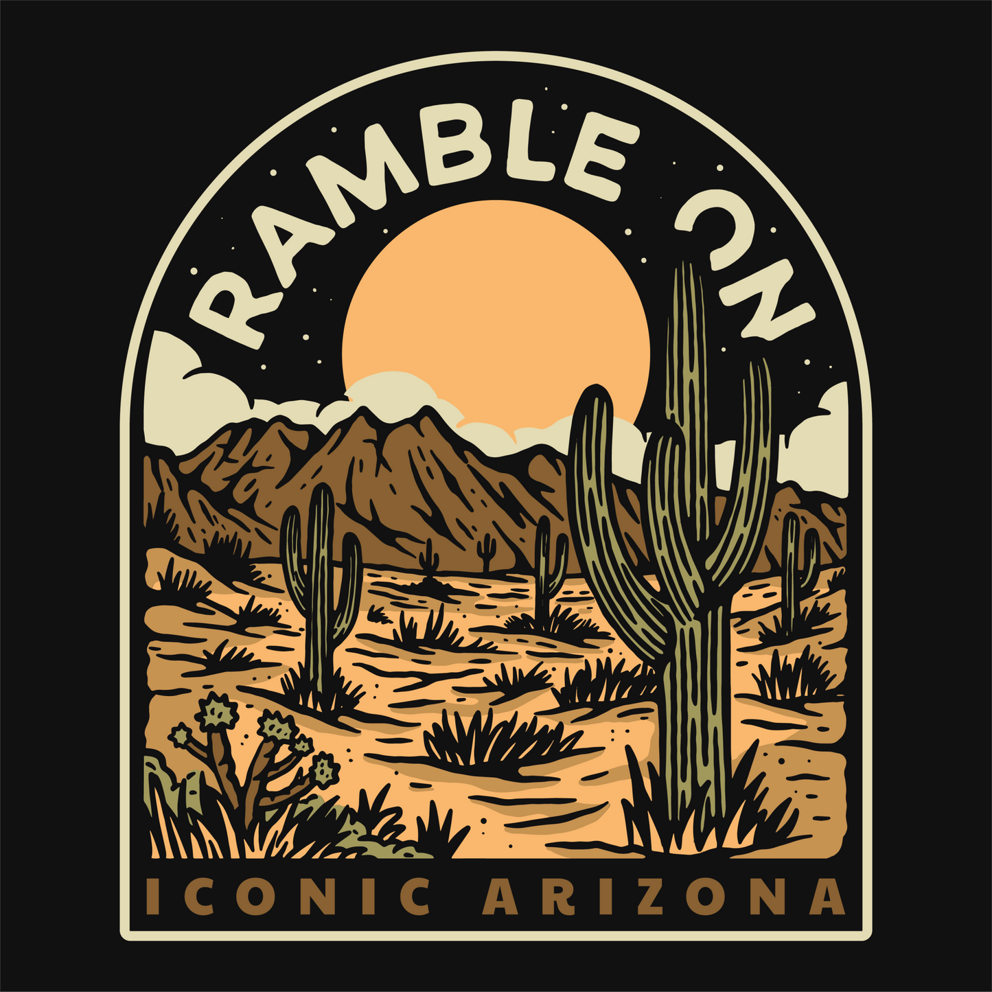 Desert Rambler Unisex Tee - vibeboxshop