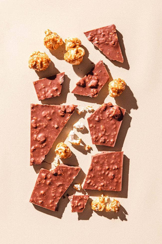 Drive In Milk Chocolate Caramelized Popcorn Bar - vibeboxshop