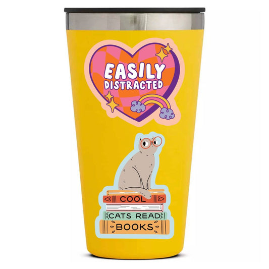 Easily Distracted Vinyl Sticker - vibeboxshop
