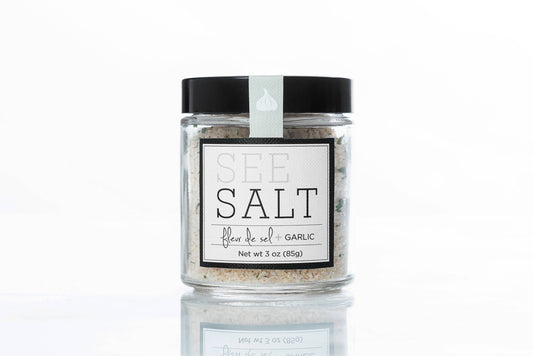 Fleur de Sel Sea Salt + Roasted Garlic - vibeboxshop