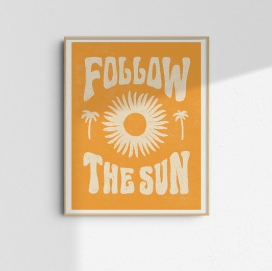 Follow The Sun Wall Art - vibeboxshop