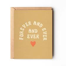 Forever and Ever Greeting Card - vibeboxshop