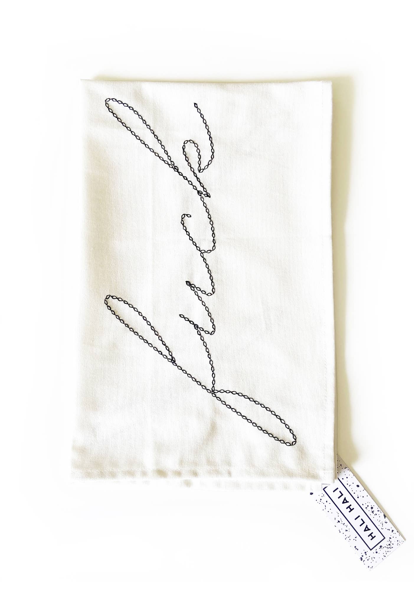 Fuck Embroidered Tea Towel - vibeboxshop