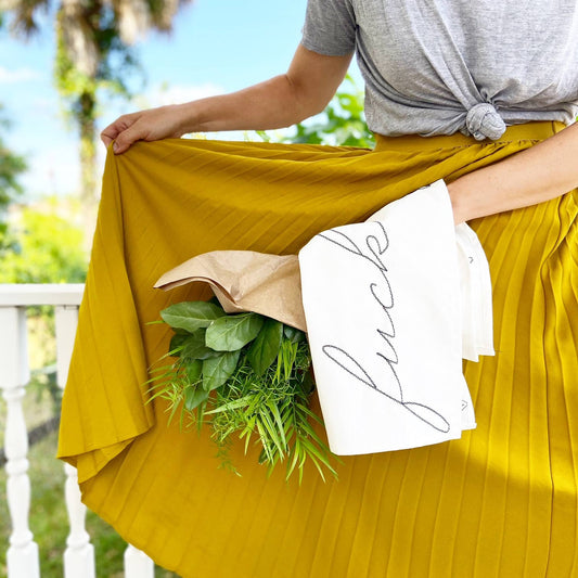 Fuck Embroidered Tea Towel - vibeboxshop