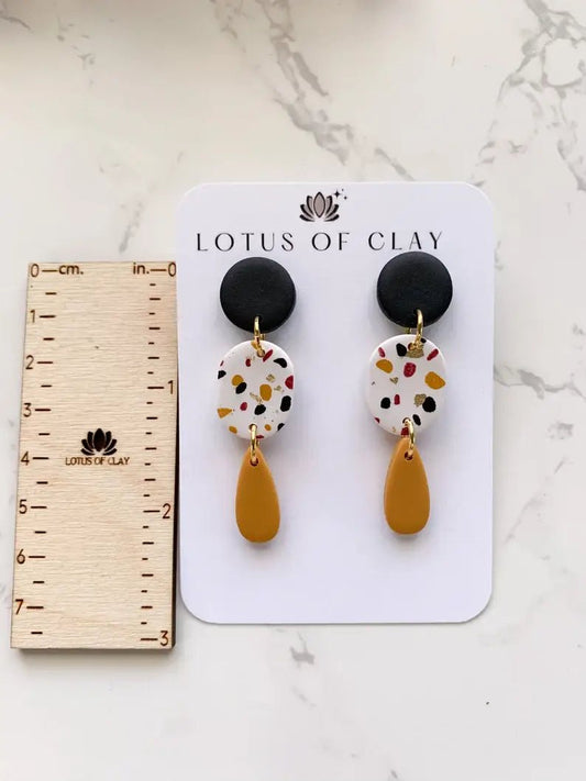 Geometrical Clay Earrings - vibeboxshop