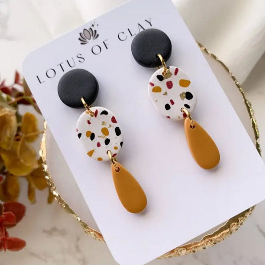 Geometrical Clay Earrings - vibeboxshop