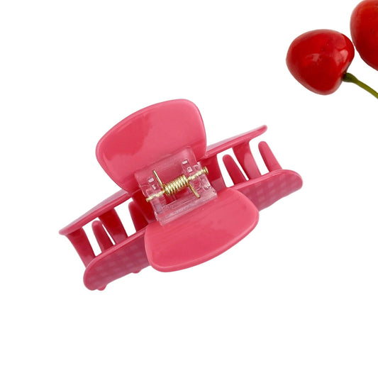 Gingham Cherry Claw Clip - vibeboxshop