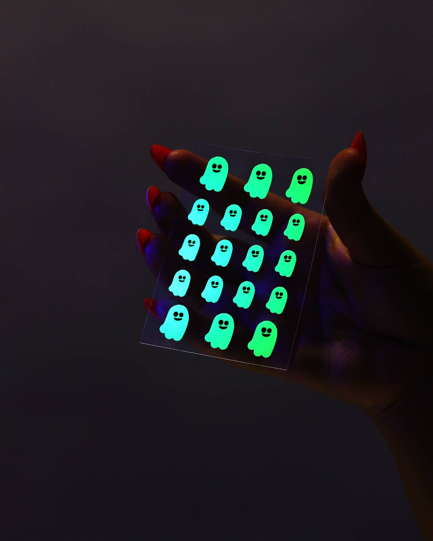 Glow in the Dark Ghosts Hydrocolloid Pimple Patches - vibeboxshop