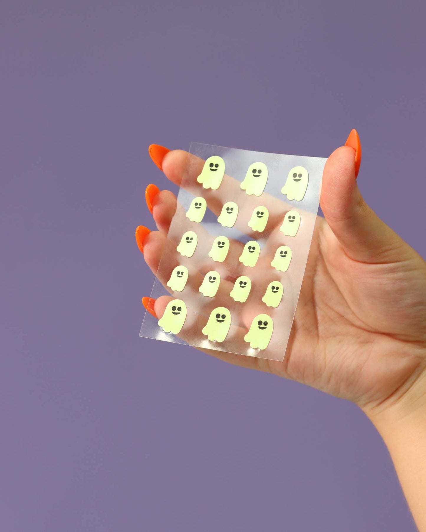 Glow in the Dark Ghosts Hydrocolloid Pimple Patches - vibeboxshop