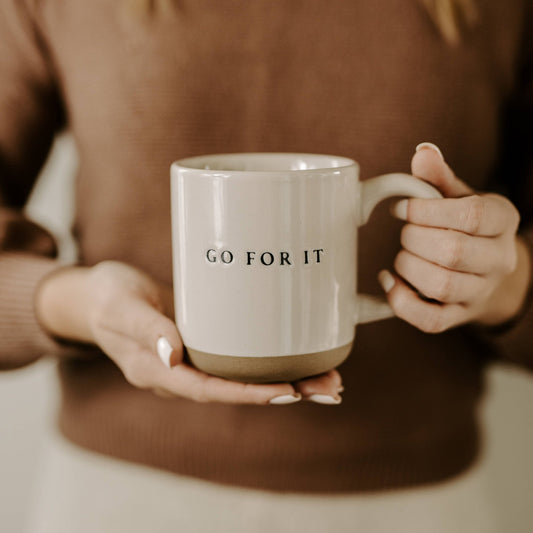 Go For It Stoneware Mug - vibeboxshop