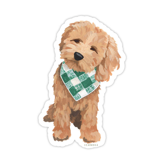 Golden Doodle Decal Sticker - vibeboxshop