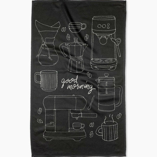 Good Morning Coffee Tea Towel - vibeboxshop