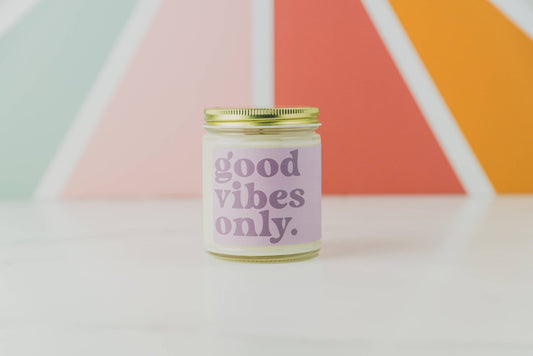 Good Vibes Only - 9 oz Soy Candle - vibeboxshop