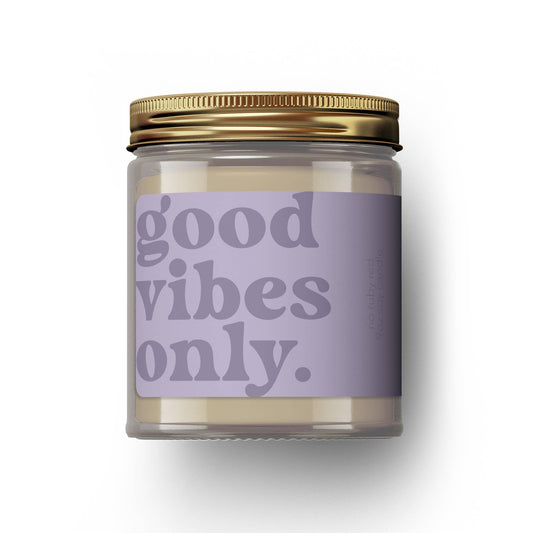 Good Vibes Only - 9 oz Soy Candle - vibeboxshop