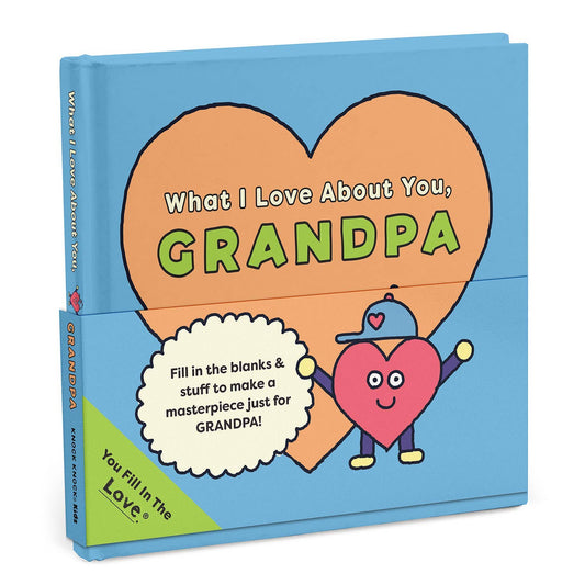 Grandpa Fill in the Love Journal for Kids - vibeboxshop