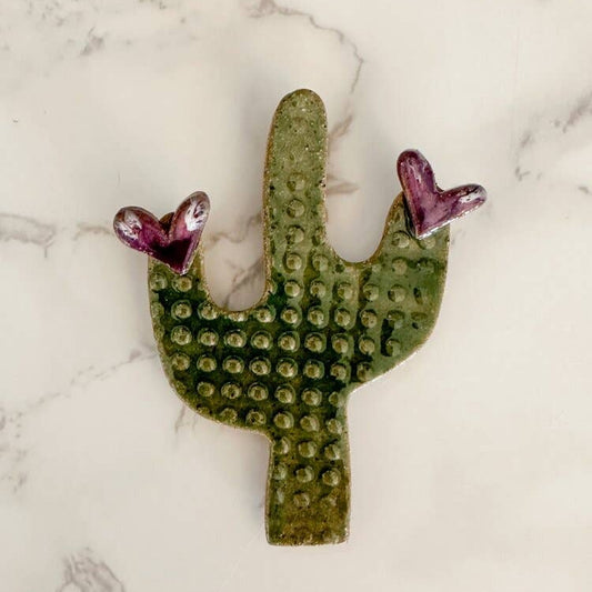 Green Saguaro Cactus Magnet - vibeboxshop