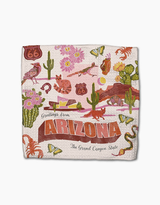 Greetings From Arizona Dishcloth Set - vibeboxshop