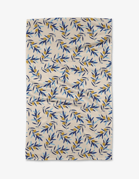 Hanukkah Olives Tea Towel - vibeboxshop