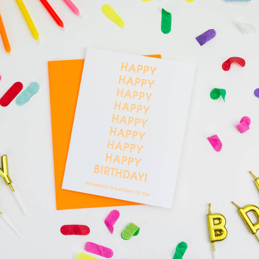Happiest of Birthdays Greeting Card - vibeboxshop