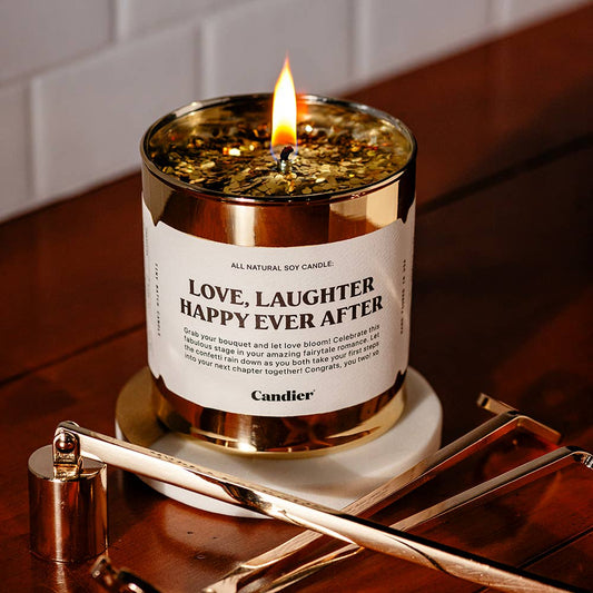 Happy Ever After Candle (Wedding) - vibeboxshop