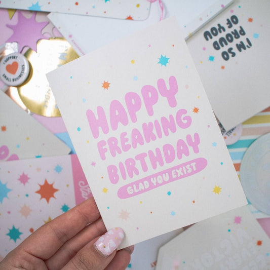 Happy Freaking Birthday Card - vibeboxshop