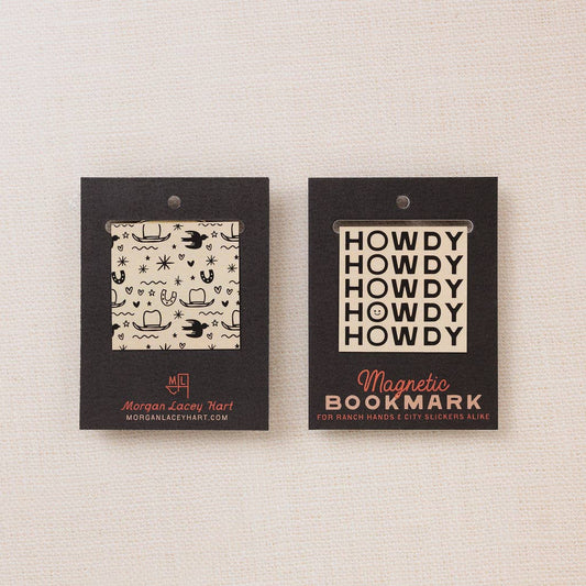 Happy Little Howdy Magnetic Bookmark - vibeboxshop