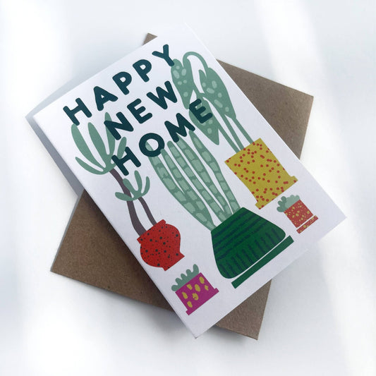 Happy New Home Plants Card - vibeboxshop