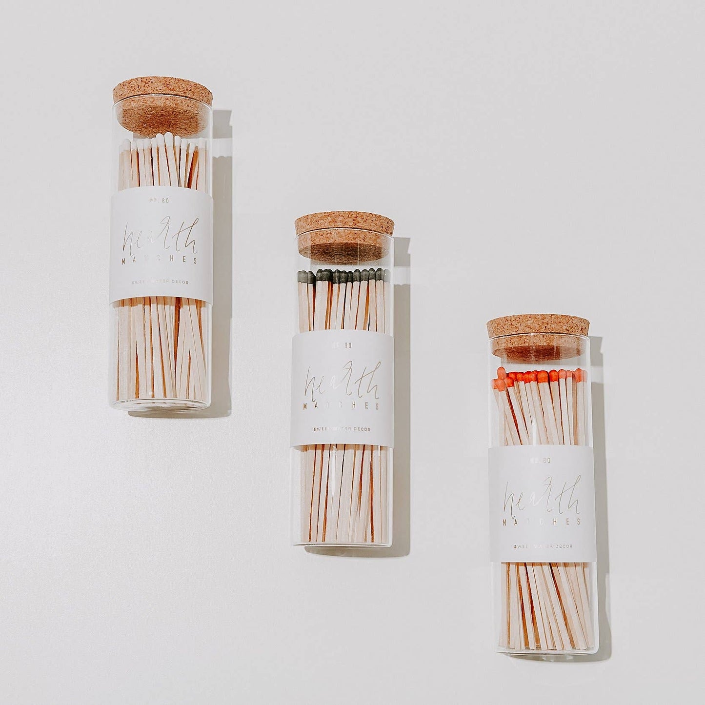 Hearth Matches, Black Tip - vibeboxshop