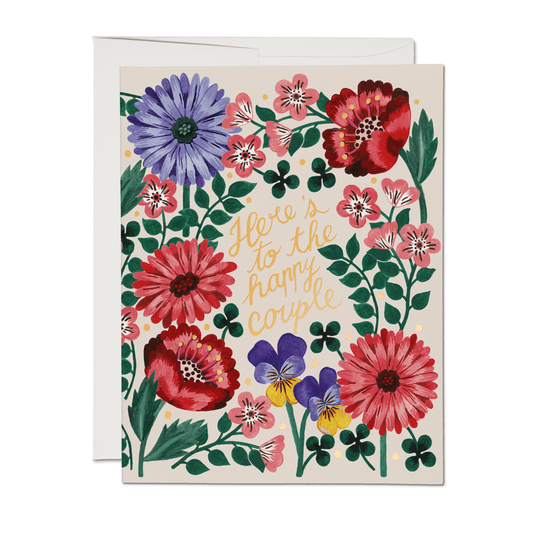 Here's to the Happy Couple Card - vibeboxshop