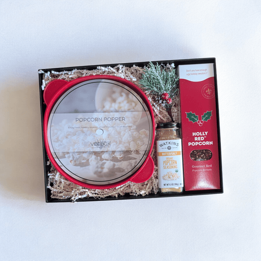 Holly Jolly Popcorn Night Gift Box - vibeboxshop