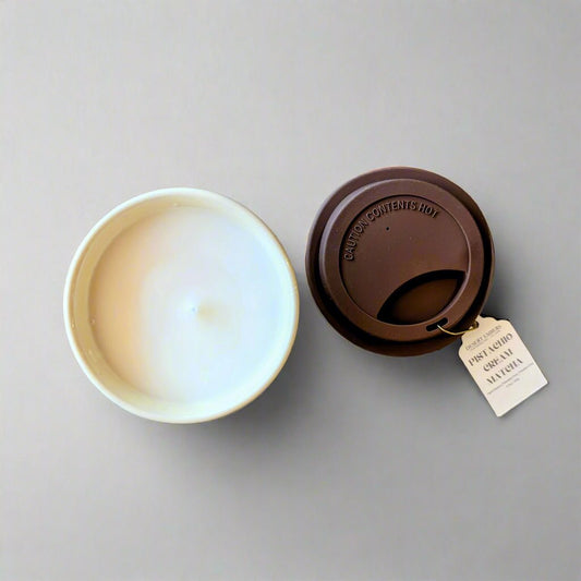Honey Butter Latte - Coffee Mug Candle - vibeboxshop