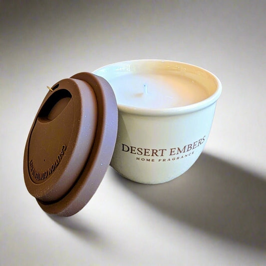 Honey Butter Latte - Coffee Mug Candle - vibeboxshop